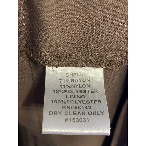 London Style Nights Evening Dress 10P Dark Tuape Ribbon Ruffle Wedding Event - Picture 4 of 16